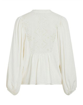 VITyra Lace Bluse - Snow White 
